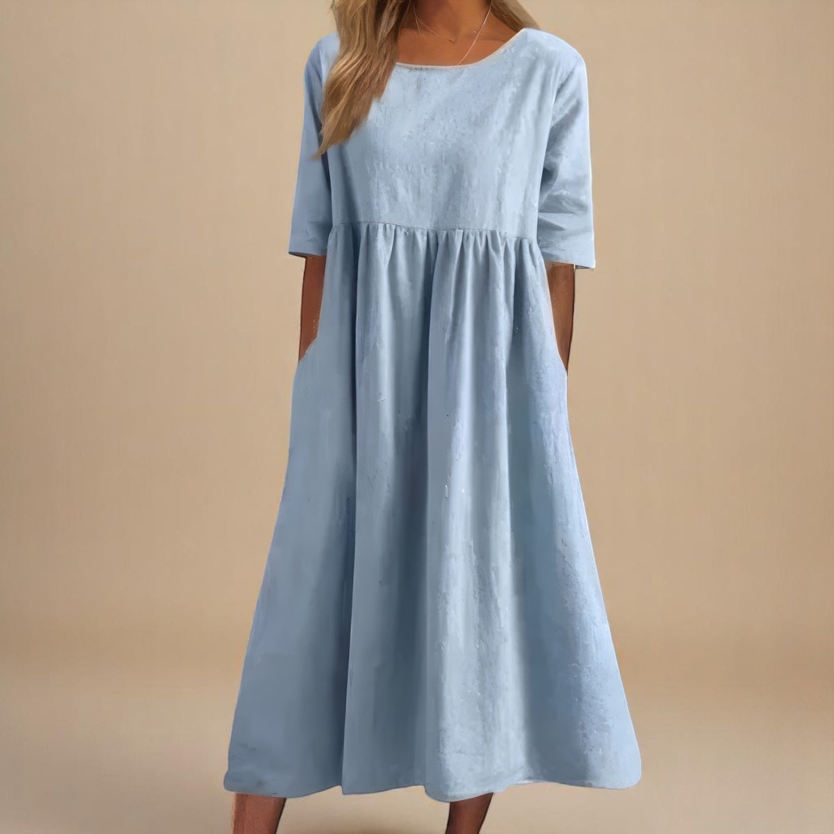 Meriella | Classic Mid Sleeve Dress