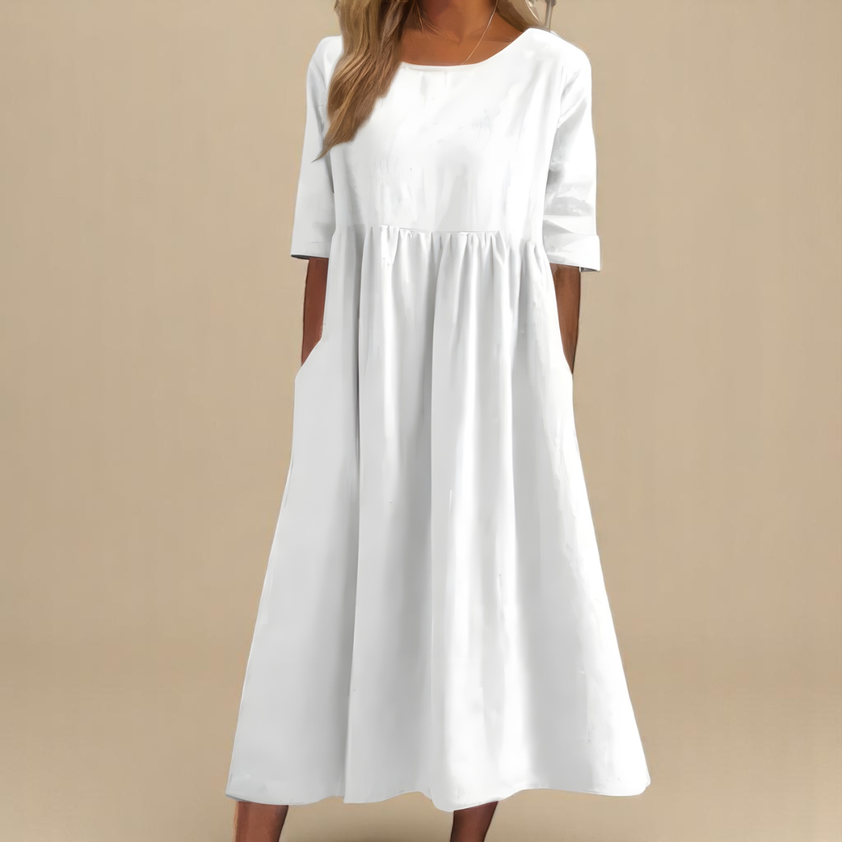 Meriella | Classic Mid Sleeve Dress