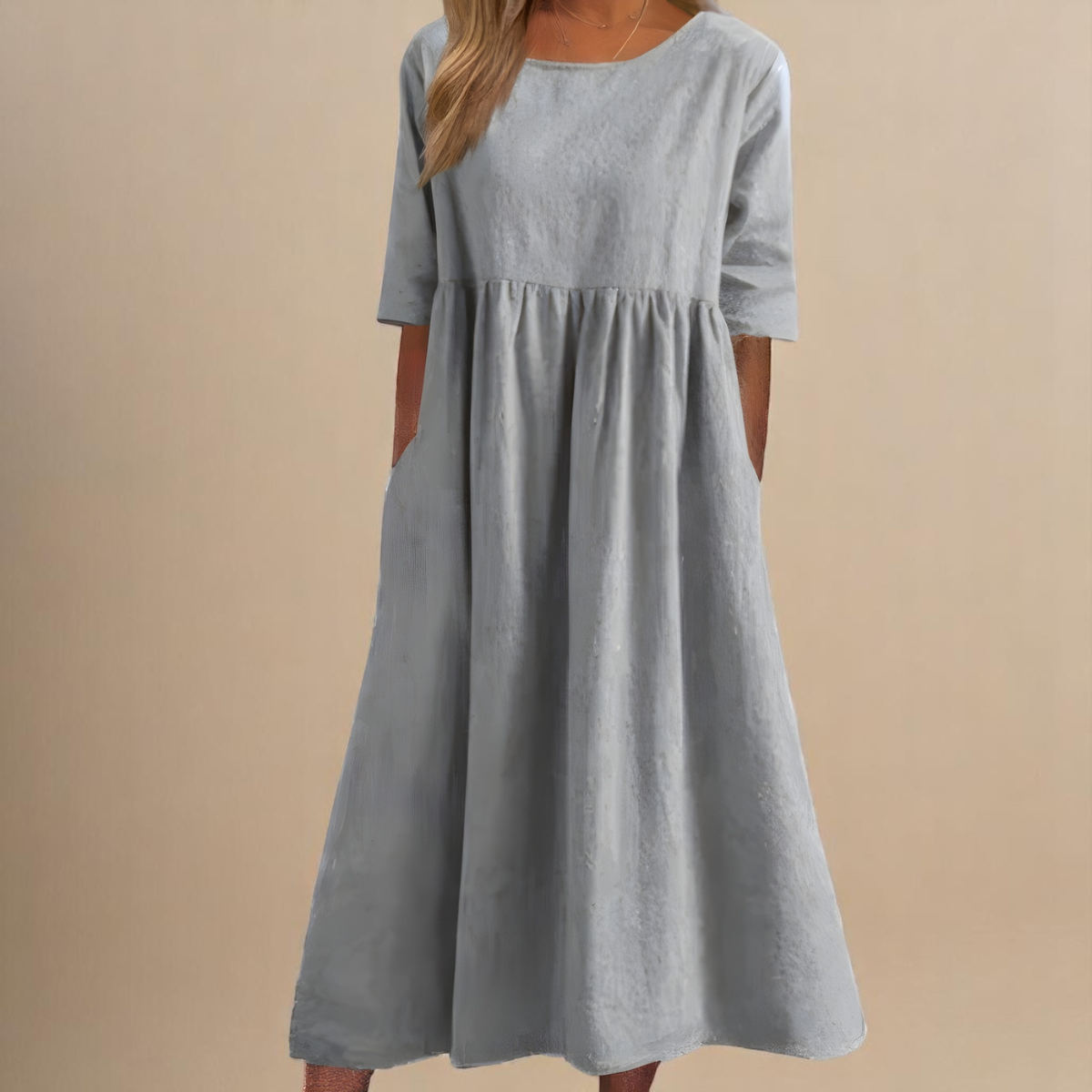 Meriella | Classic Mid Sleeve Dress