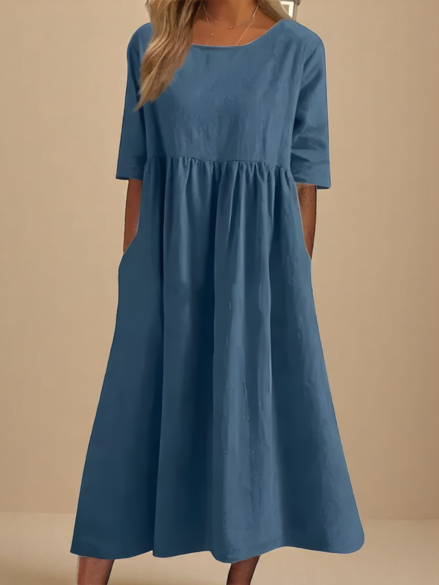 Meriella | Classic Mid Sleeve Dress