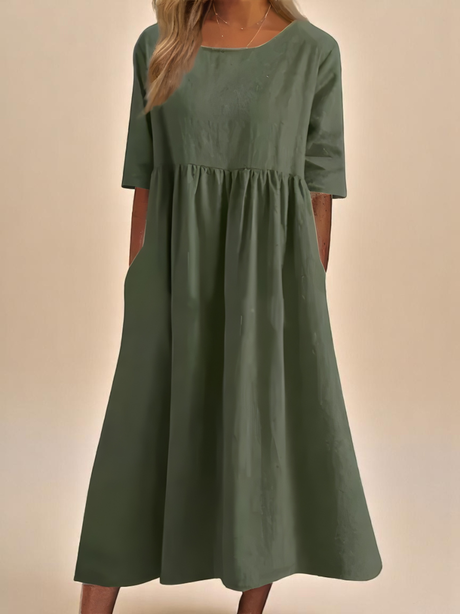 Meriella | Classic Mid Sleeve Dress