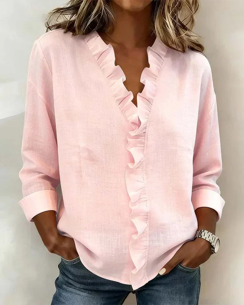 Matilda | Lightweight V-Neck Blouse