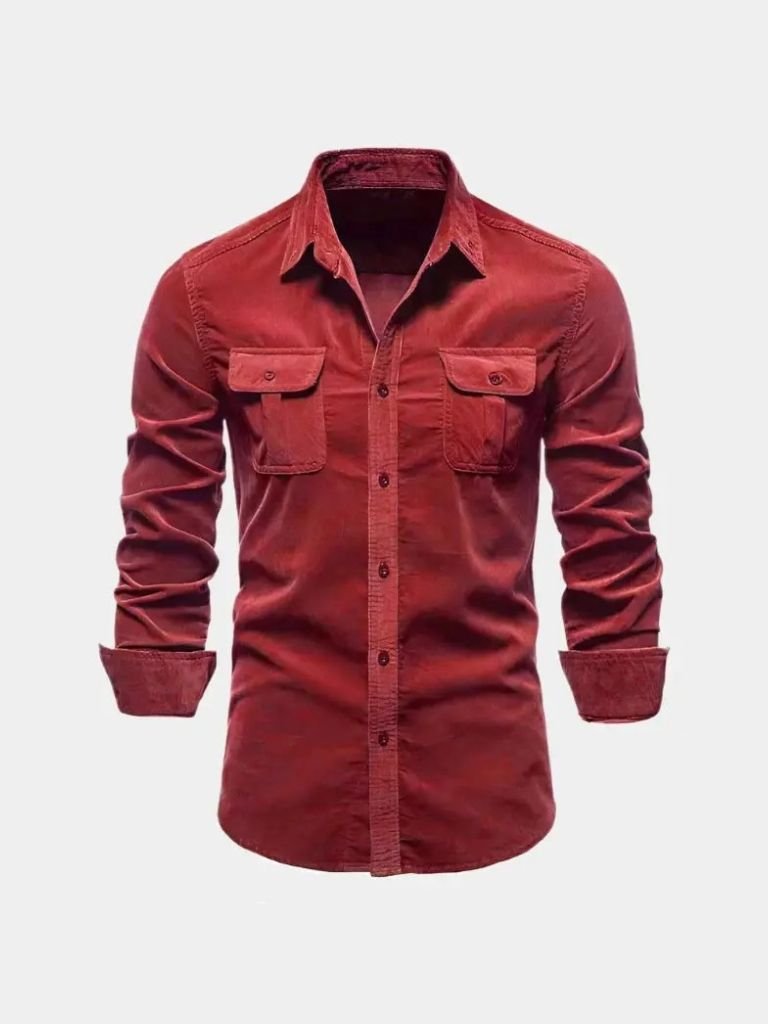Casual Business Corduroy Shirt