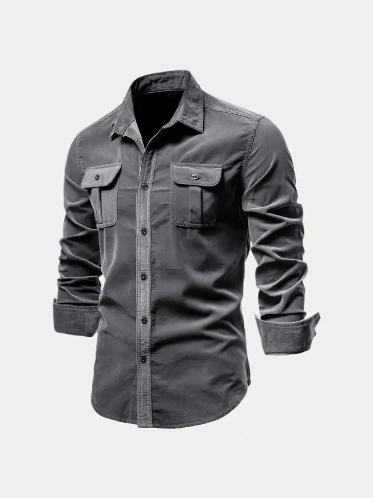 Casual Business Corduroy Shirt
