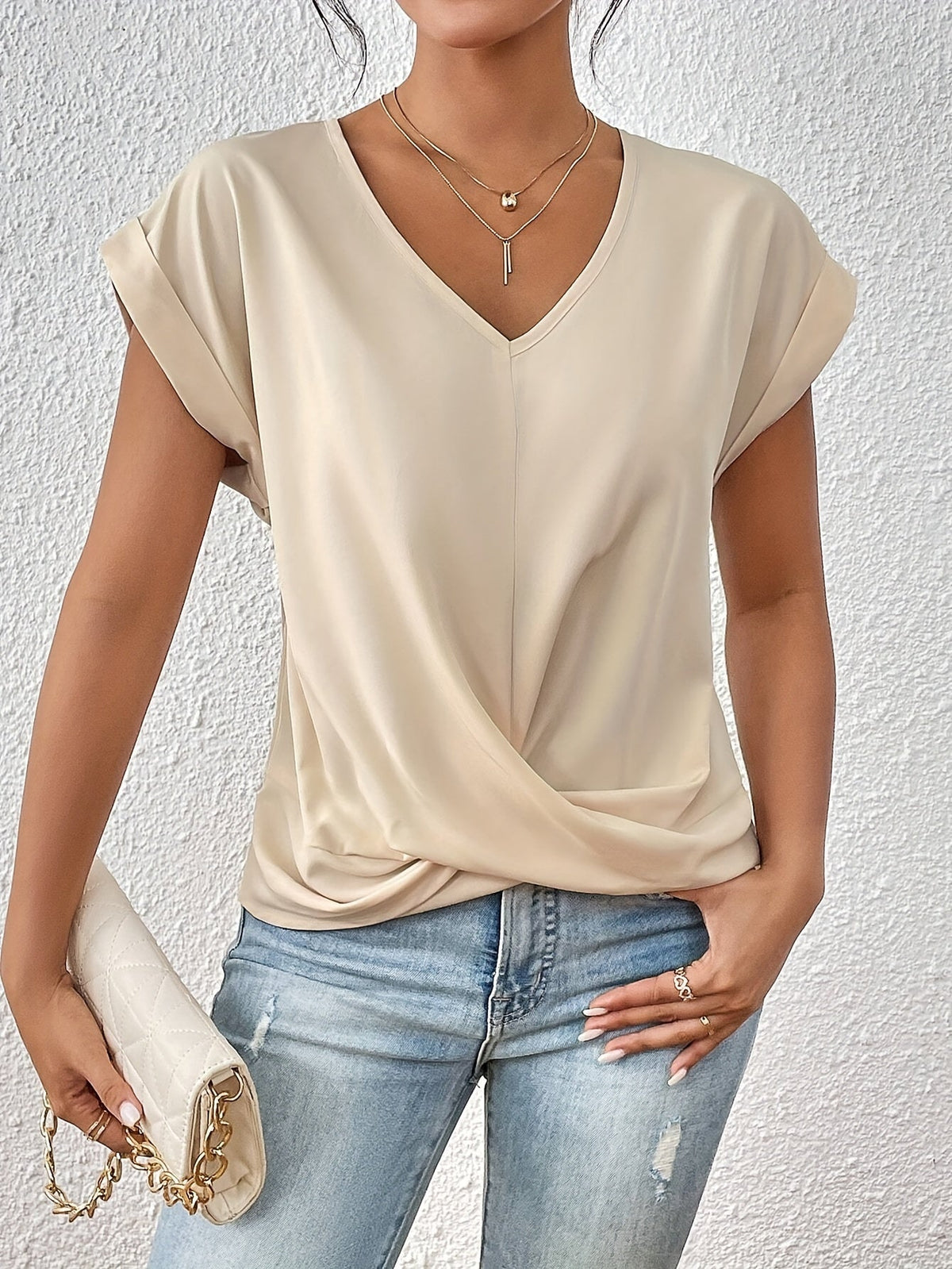 Aria | Casual V-Neck Everyday Top