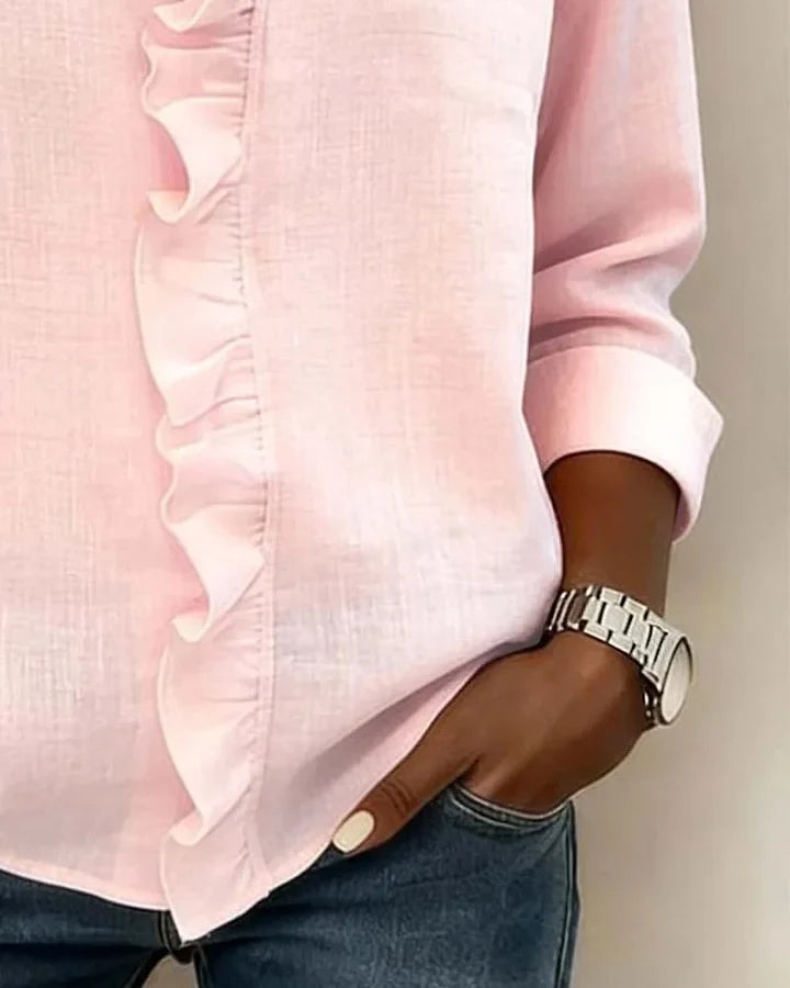 Althea | Lightweight V-Neck Blouse