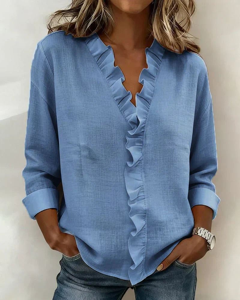Matilda | Lightweight V-Neck Blouse
