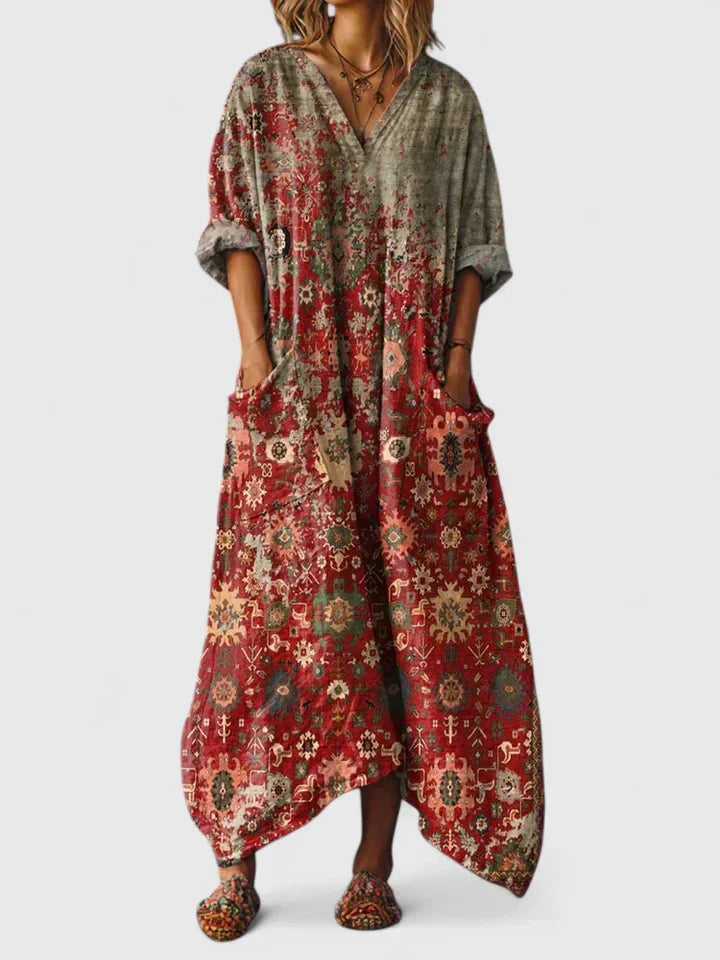 Clarissa | Elegant Oversize Pocket Dress