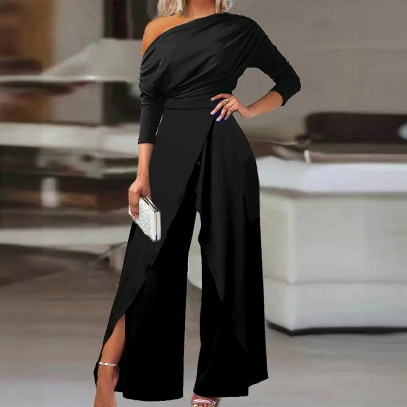Elegant One-Shoulder Jumpsuit