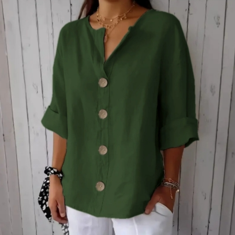 👚 40% OFF💥Women's Loose Fashion Button Top
