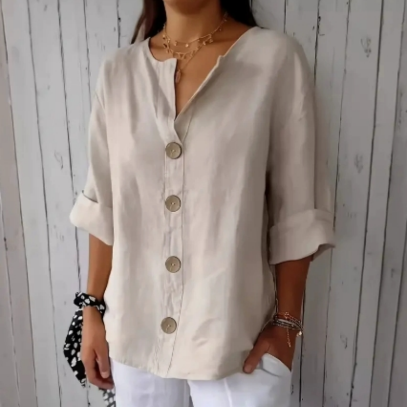 👚 40% OFF💥Women's Loose Fashion Button Top