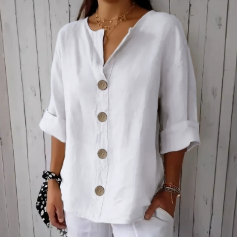 👚 40% OFF💥Women's Loose Fashion Button Top