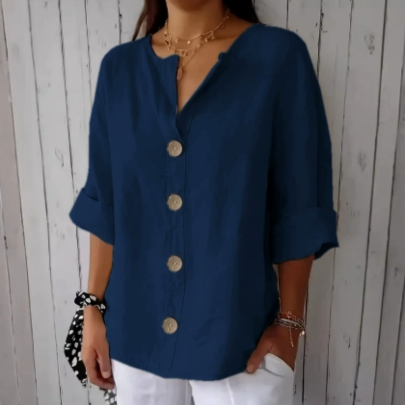 👚 40% OFF💥Women's Loose Fashion Button Top